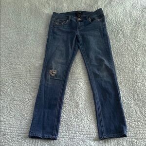 White House Black Market Noir Slim Ankle Jeans